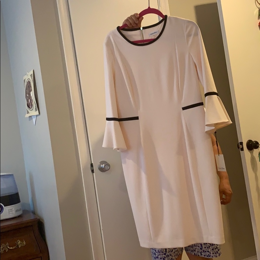 calvin klein ligh pinkdress !!